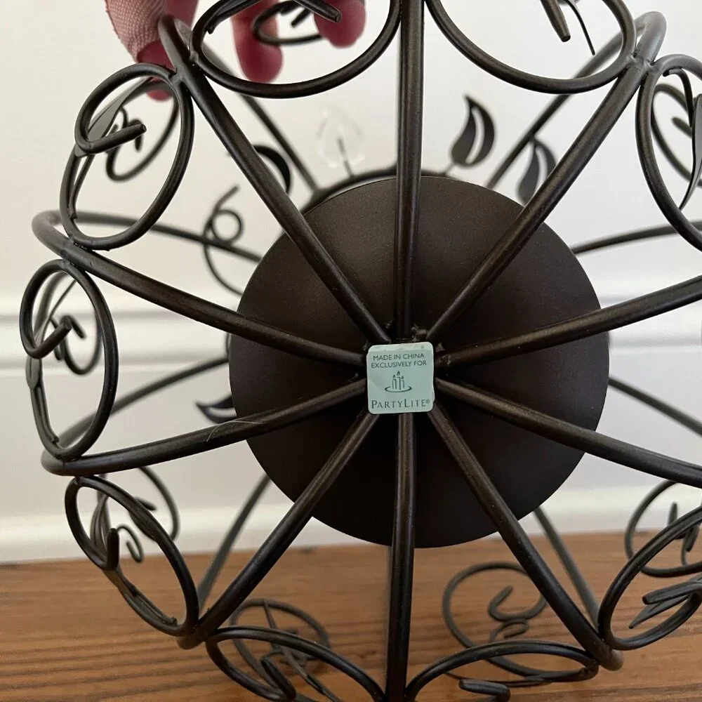 PartyLite Pumpkin Pillar Holder - Picture 3 of 4